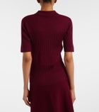 Lisa Yang Malie ribbed-knit cashmere polo sweater