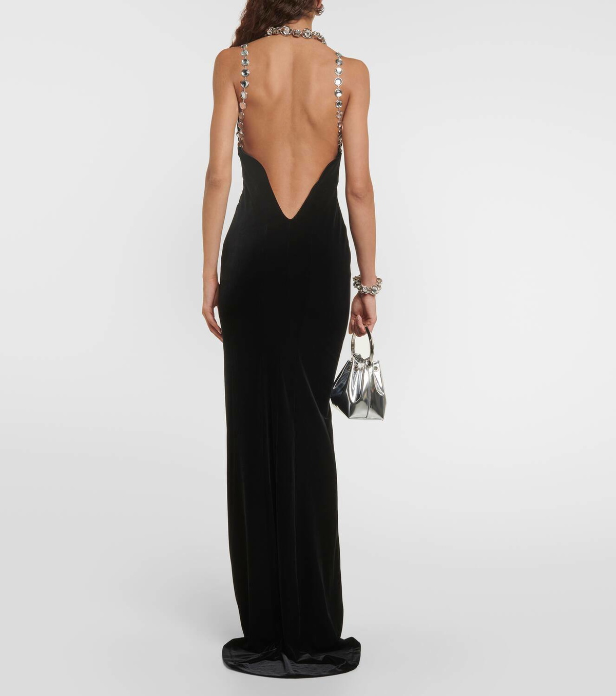 Galvan Avedon embellished velvet gown Galvan