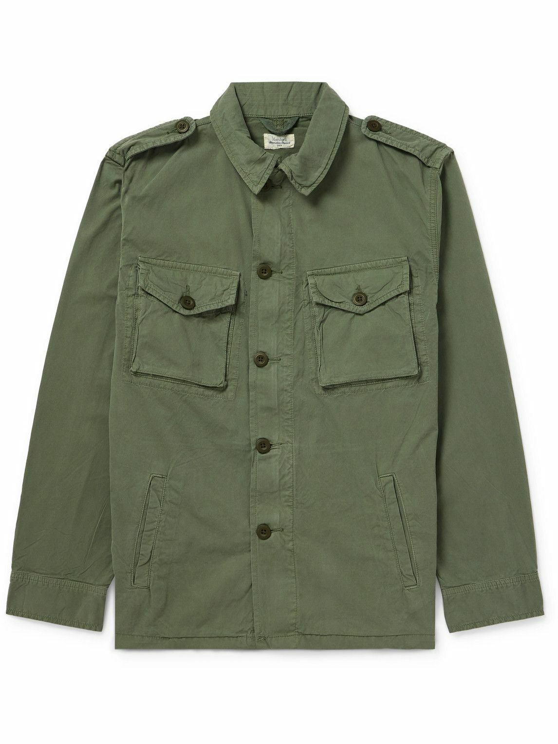 Hartford - Joshua Cotton Jacket - Green