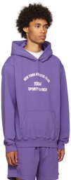 Sporty & Rich Purple 'NY Athletic Club' Hoodie