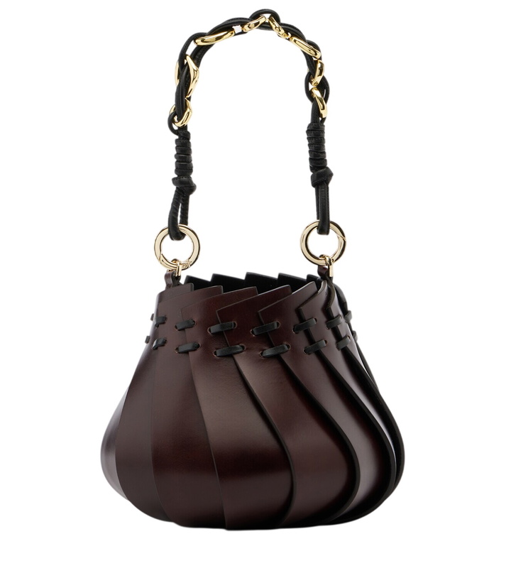 Photo: Amanu Burundi Mini leather bucket bag