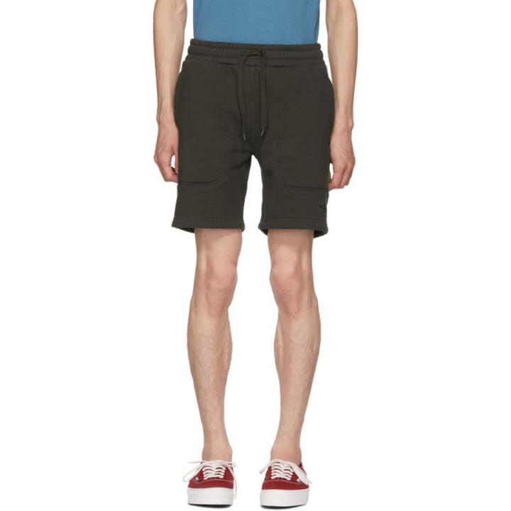 Photo: Dickies Construct Black Panelled Sweat Shorts