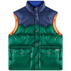 Polo Ralph Lauren Men's Puffer Gilet in College Green/Newport Navy