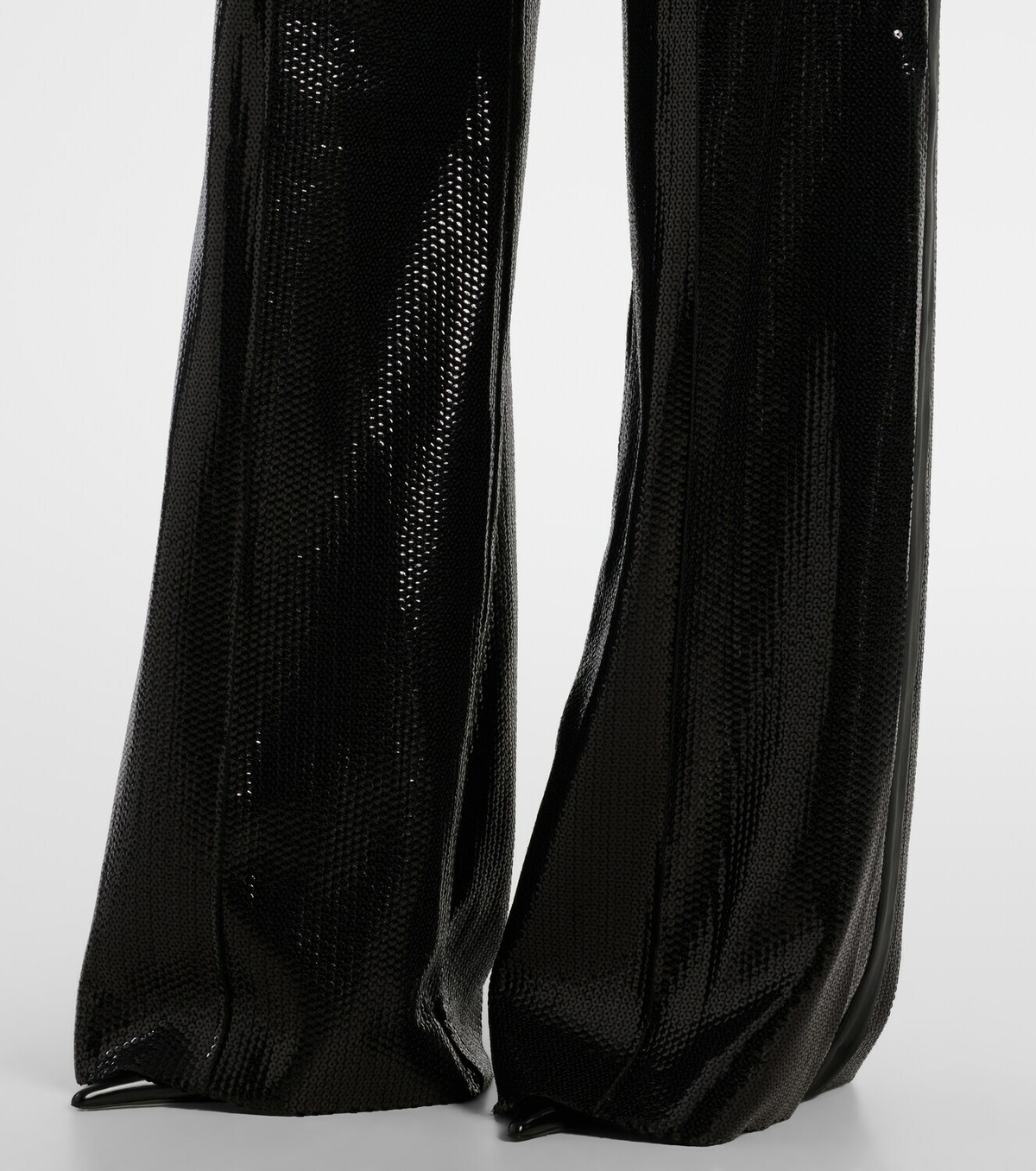 Elie Saab Sequined satin wide-leg pants