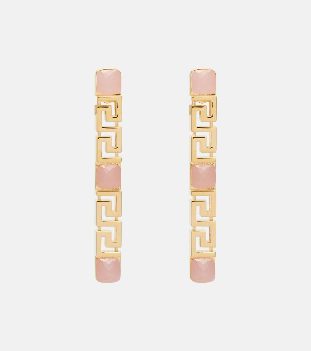 Versace Greca drop earrings
