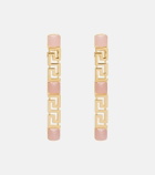 Versace Greca drop earrings