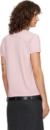 MM6 Maison Margiela Pink 'Margie' T-Shirt