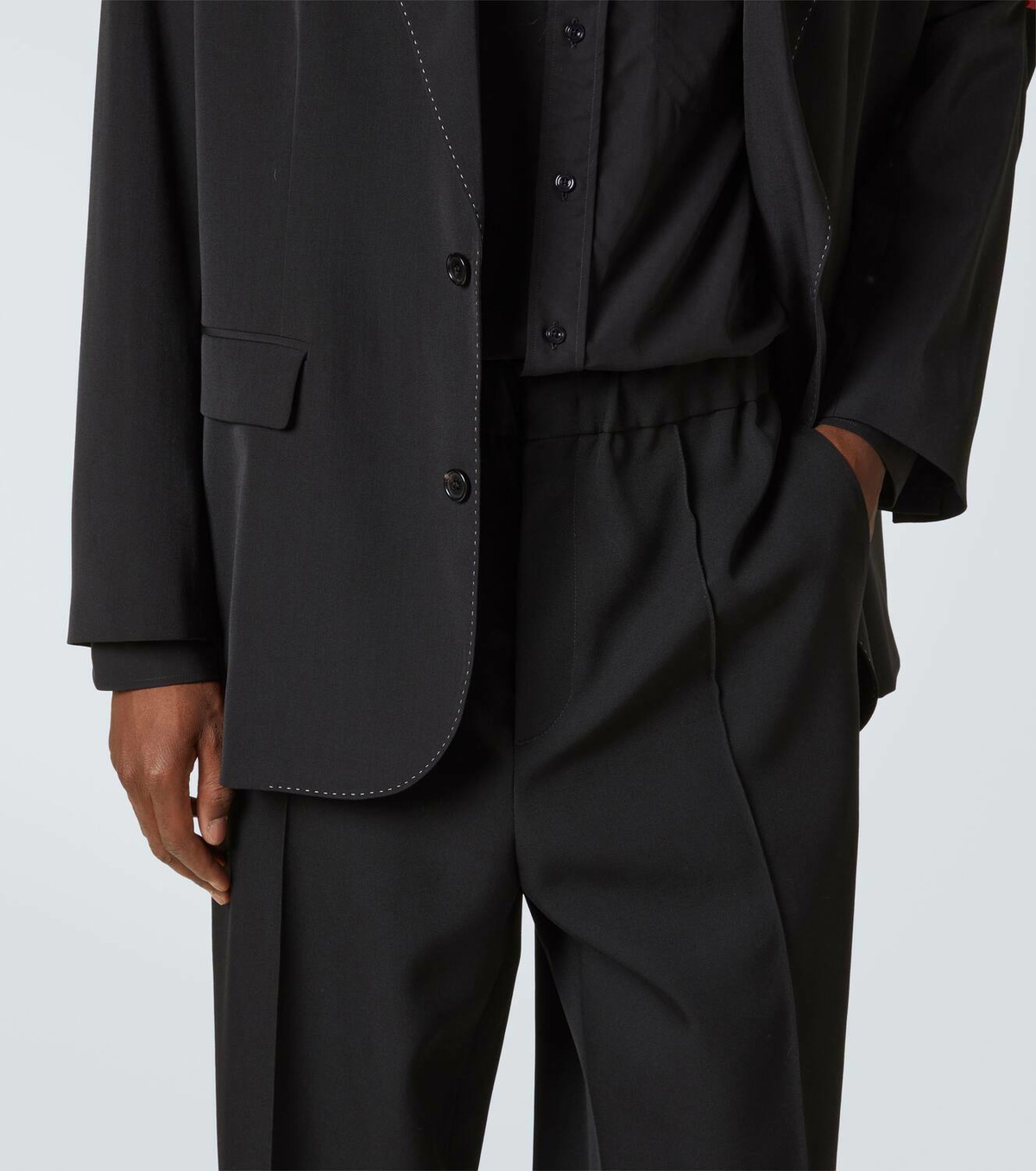 Jil Sander Wool gabardine straight pants Jil Sander
