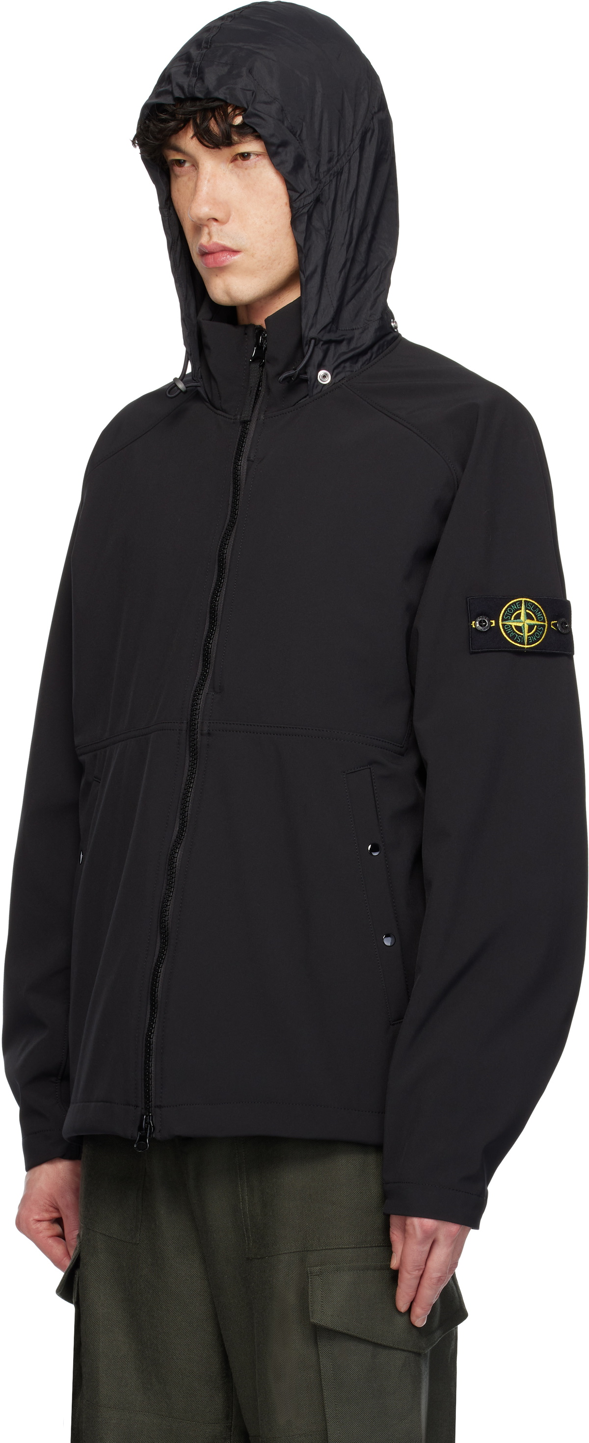Stone Island Black Light Soft Shell Jacket
