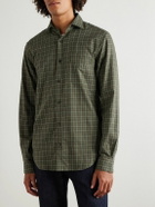 Purdey - Checked Cotton Shirt - Green