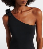 Eres Miss bow-detail one-shoulder maxi dress