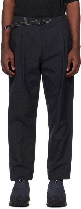 Photo: and wander Navy Tapered Trousers