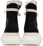 Rick Owens DRKSHDW Black Abstract Sneakers