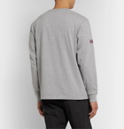 Cav Empt - Printed Mélange Cotton-Jersey T-Shirt - Gray