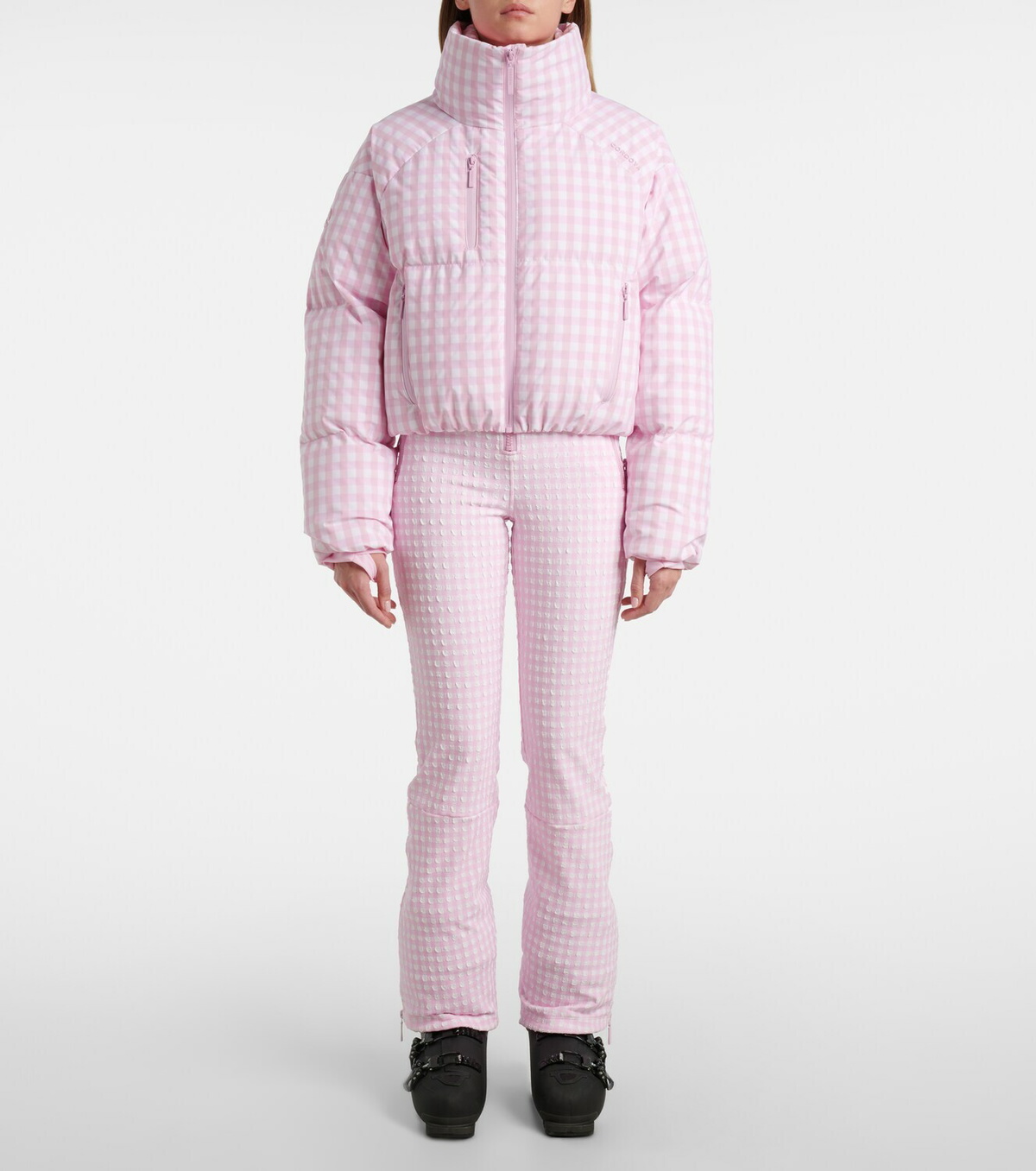 Cordova Chatel gingham ski suit