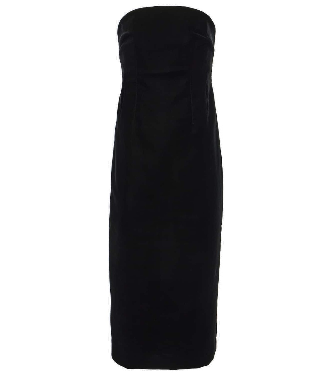 Wardrobe.NYC Off-shoulder ribbed-knit midi dress WARDROBE.NYC