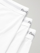 Paul Smith - Three-Pack Stretch-Cotton Boxer Briefs - White