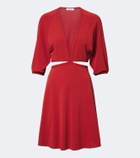 Eres Esmee cutout jersey minidress
