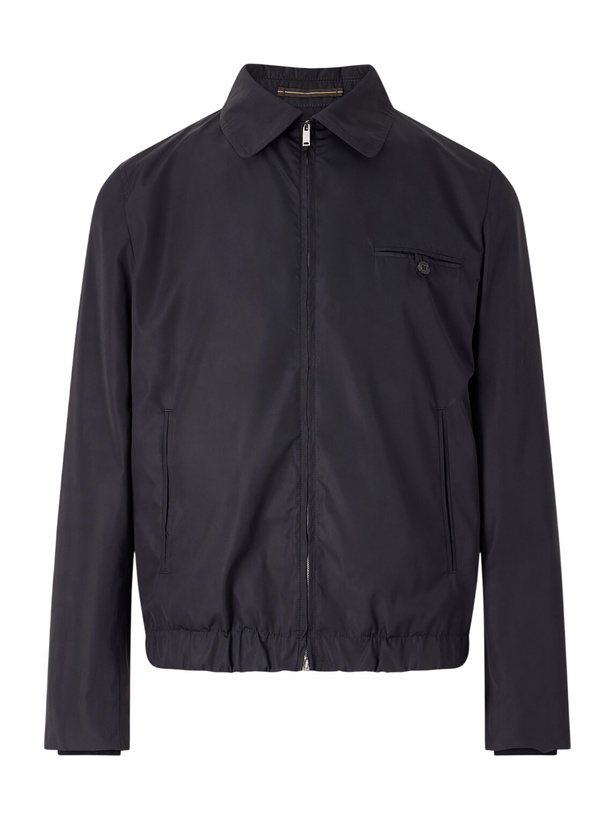 Photo: Slowear - Woven Bomber Jacket - Blue