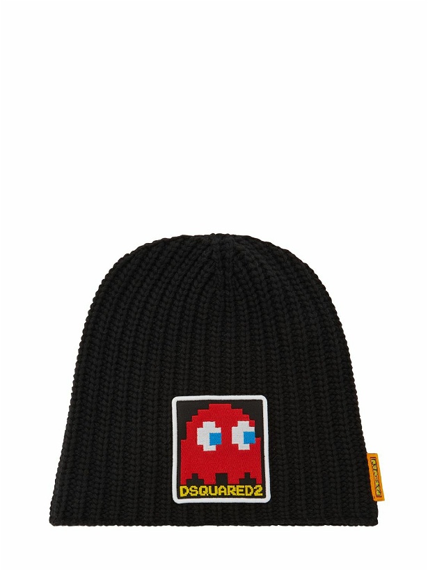 Photo: DSQUARED2 - Pacman Ribbed Knit Beanie