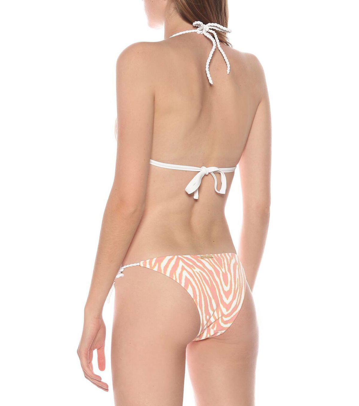 Heidi Klein Cape Town zebra-print bikini top