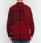 Engineered Garments - Button-Down Collar Checked Cotton-Flannel Shirt - Men - Red