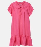 Velvet Livvy tiered linen minidress