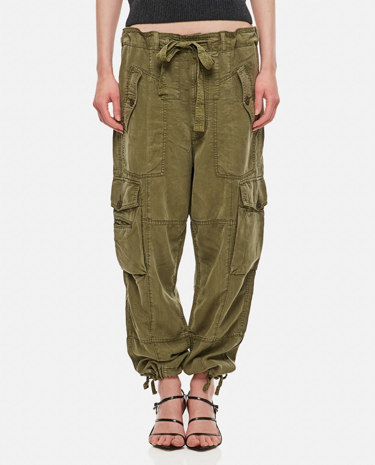 Polo Ralph Lauren Wide Leg Chino Cropped Pants