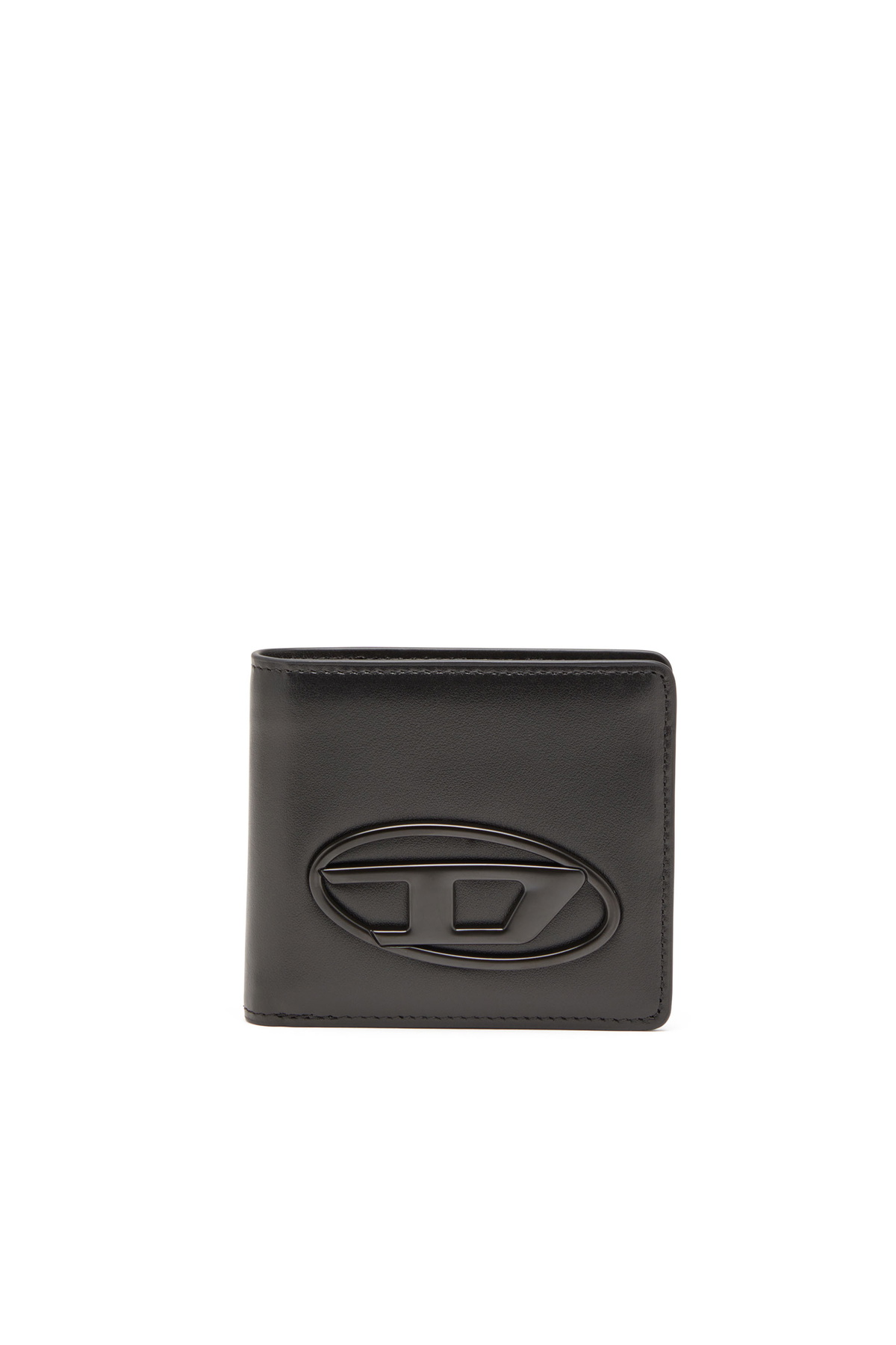 Diesel Bi-fold wallet in leather - Small Wallets - Unisex - Black