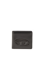 Diesel Bi-fold wallet in leather - Small Wallets - Unisex - Black