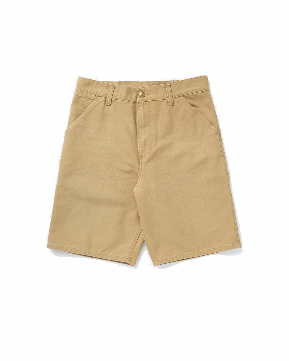 Photo: Carhartt Wip Single Knee Short Brown - Mens - Casual Shorts
