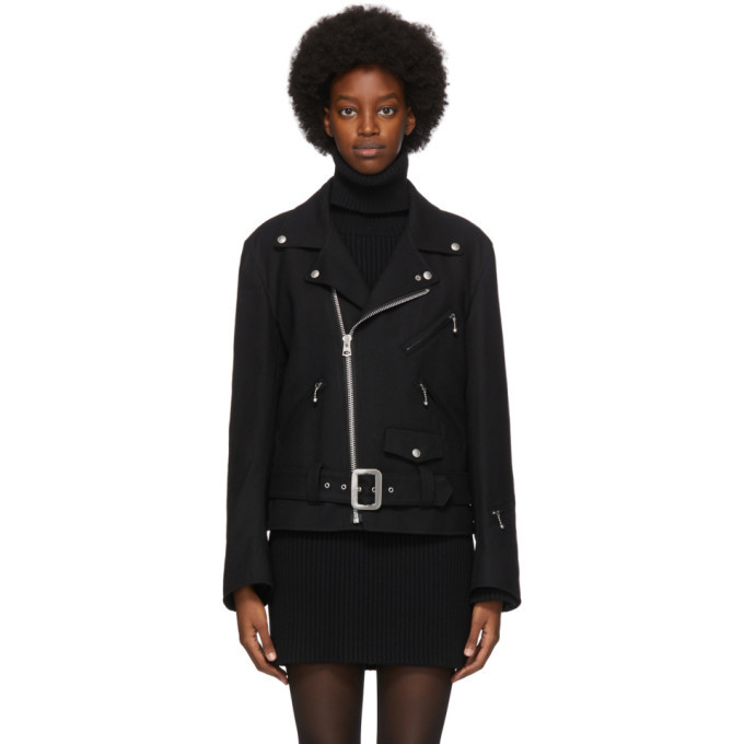 Acne studios myrtle sale leather jacket