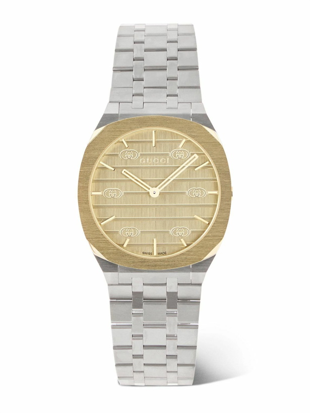 Photo: GUCCI - 25H 38mm Gold PVD-Plated Stainless Steel Watch