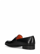 SANTONI - Blooming Leather Loafers