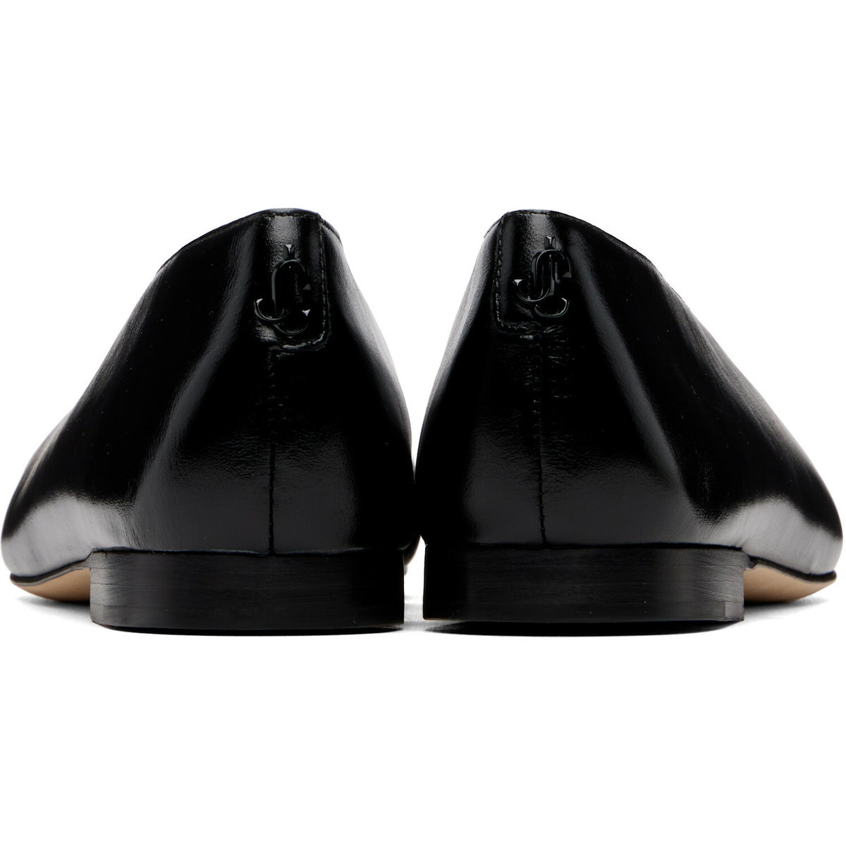 Jimmy Choo Black Margot Flat Loafers