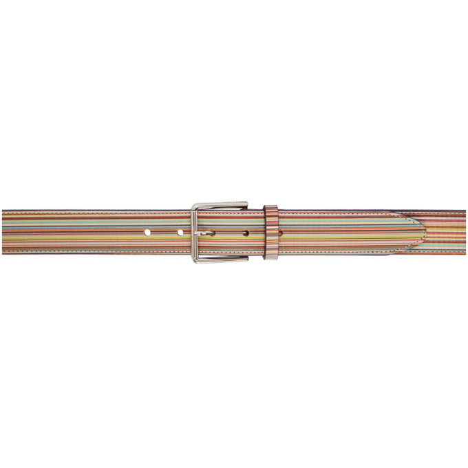 Photo: Paul Smith Multicolor Signature Stripe Belt