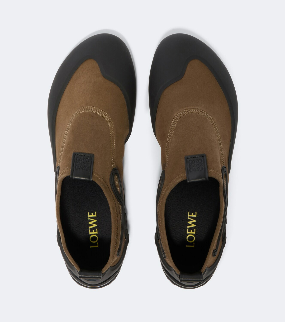 Loewe Grip Aqua suede slip-on shoes