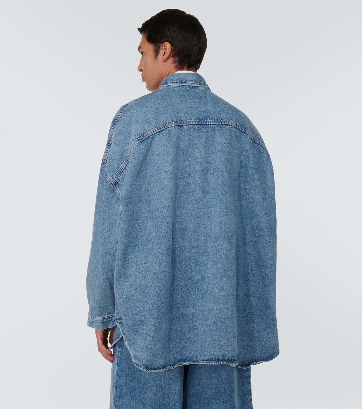 The Frankie Shop Dallas denim overshirt The Frankie Shop