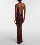 The New Arrivals Ilkyaz Ozel Agel embellished halterneck gown