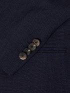 Mr P. - Wool, Silk and Linen-Blend Suit Jacket - Blue