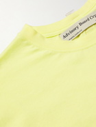 Abc. 123. - Logo-Appliquéd Cotton-Jersey T-Shirt - Yellow