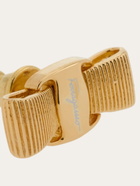 Ferragamo Womens Vara bow earrings in Gold