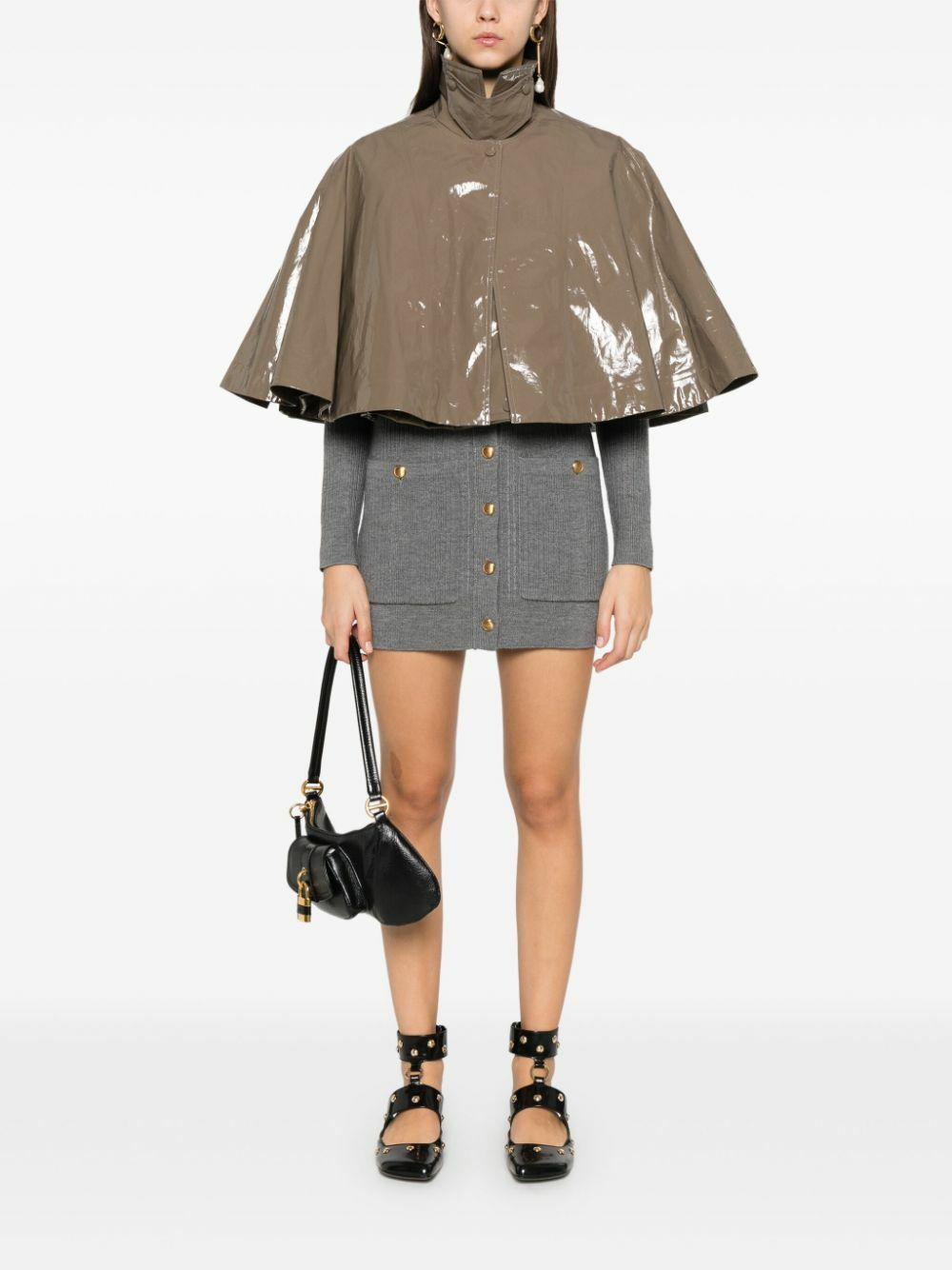 Chloé Lacquered Cotton Cape Chloe
