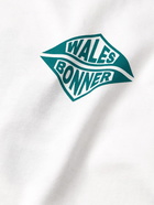 Wales Bonner - Rhythmo Logo-Print Organic Cotton-Jersey T-Shirt - White