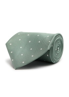 Paul Smith Polka-dot Jacquard Silk tie - Green - One Size