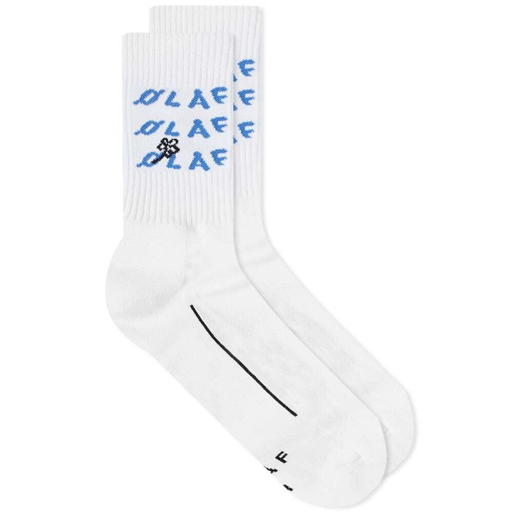 Photo: Olaf Hussein Men's Triple Italic Sock in White