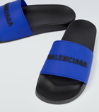 Balenciaga - Pool logo rubber slides