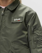 Schott Nyc Danwrs Jacket Green Bomber Jackets