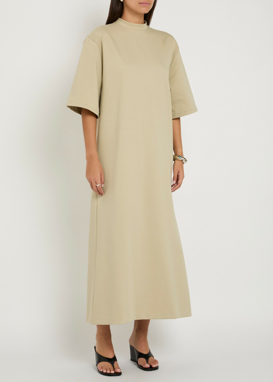 Wardrobe.nyc Cotton-blend Maxi T-shirt Dress Grey