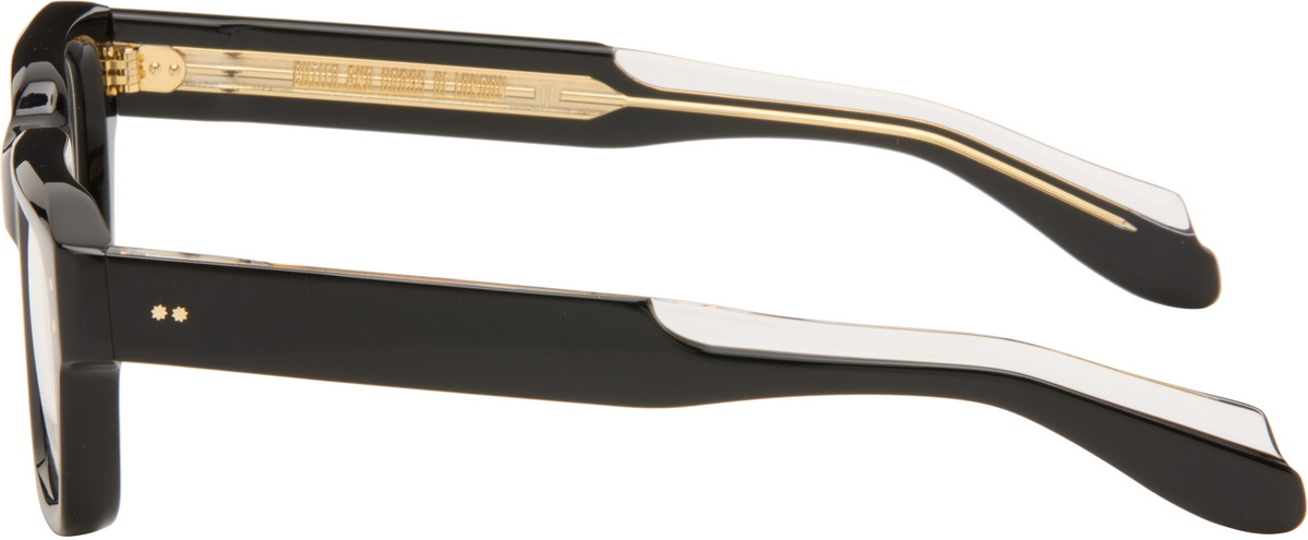 Cutler and Gross Black 1432 Square Optical Glasses